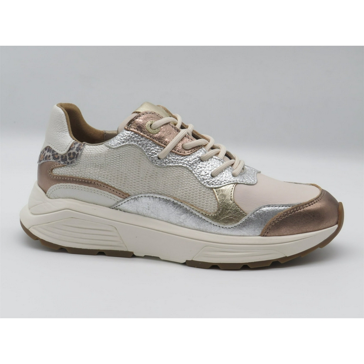 Xsensible Stretchwalker sneaker brons combi 61 - Nijhuisschoenen