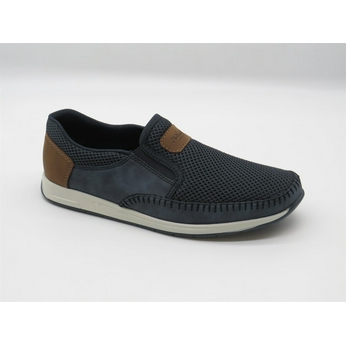 Rieker Heren 09557 Slipper, Zwart, 41 EU, zwart, 41 EU