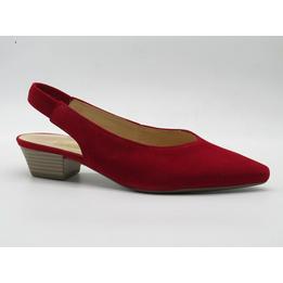 Overview image: Gabor sling pump rood suede 01