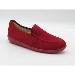 Overview image: Rohde pantoffels rood velours 22