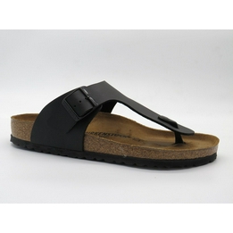 Overview image: Birkenstock teenslipper zwart leder 02