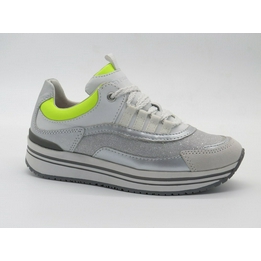 Overview image: Braqeez sneaker wit combi 01